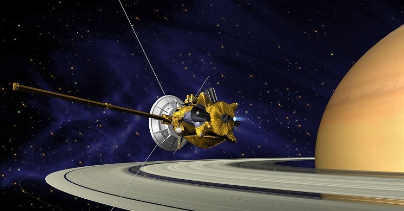 Cassini Probe at Saturn