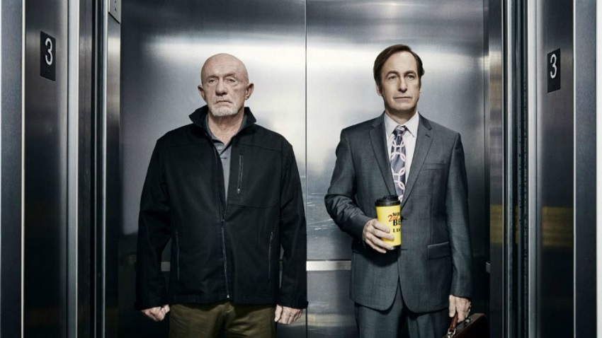 saul-mike-better-call-saul Mike Ehrmantraut, Jimmy McGill/Saul Goodman