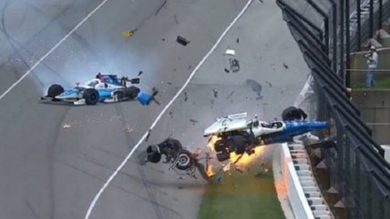 Scott Dixon crash Indy