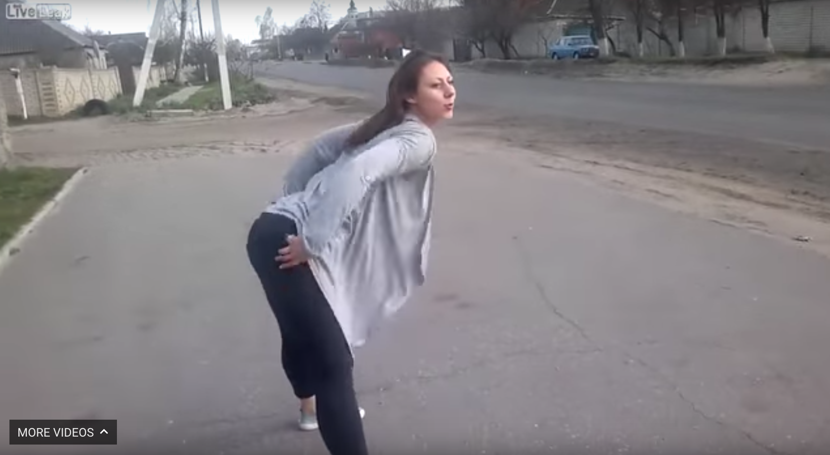 This Ukrainian Girl Twerking In The Street Caused A Major Car Crash Maxim