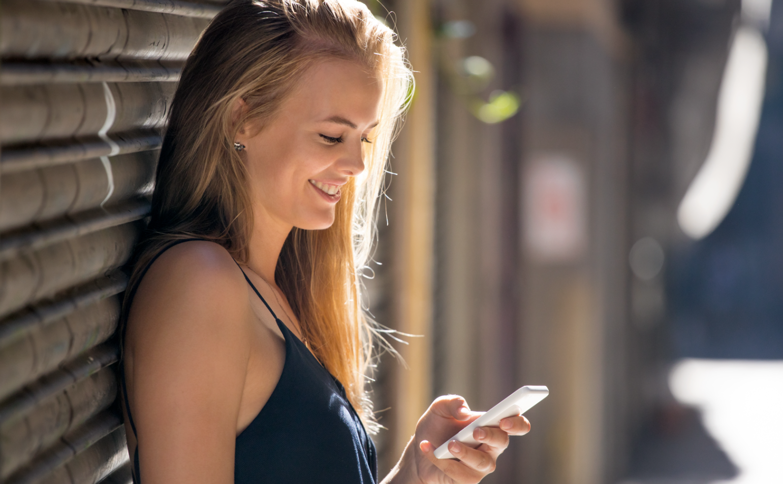 Girl on iPhone