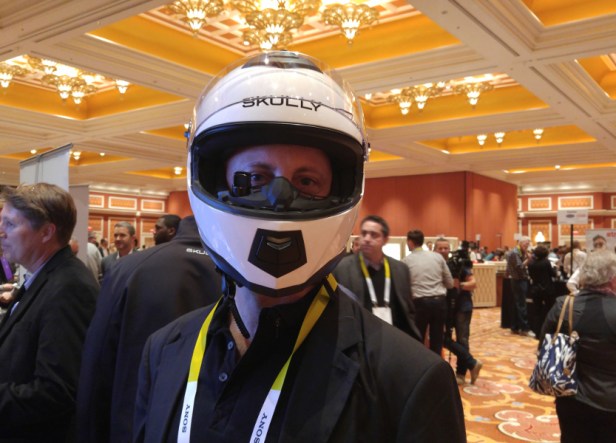 Skully AR-1 augmented reality motorcycle helmet