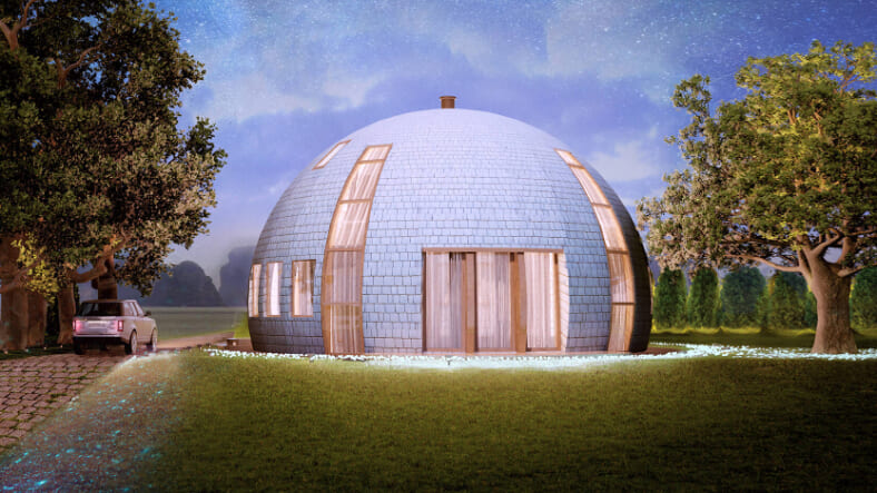 Russia's unique-looking SkyDome cabins (Courtesy of SkyDome)
