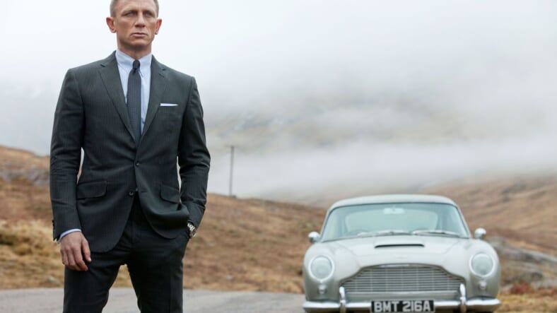 Skyfall (2012) - Aston Martin DB5 - The Driver: Daniel Craig