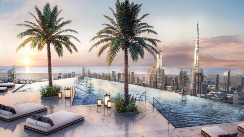 SLS Dubai_Rooftop Pool
