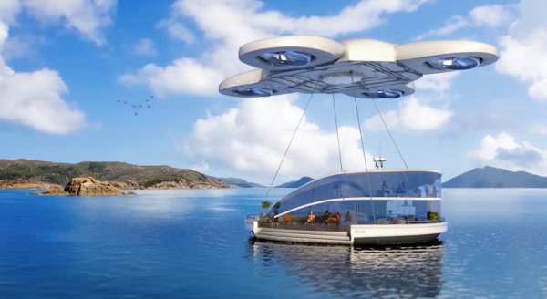 Drones will transport entire homes for vacation