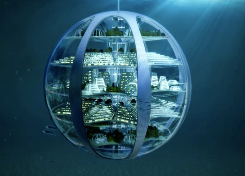 The SmartThings Future Living Report predicts undersea spherical dwellings