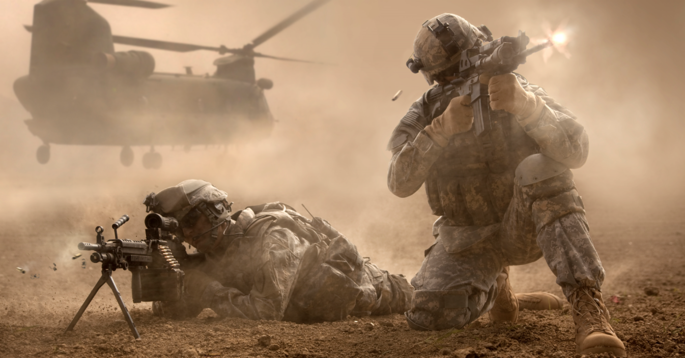 Soldiers in Combat