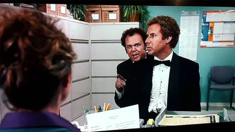 The Interview scene from 'Stepbrothers.' (Screengrab)