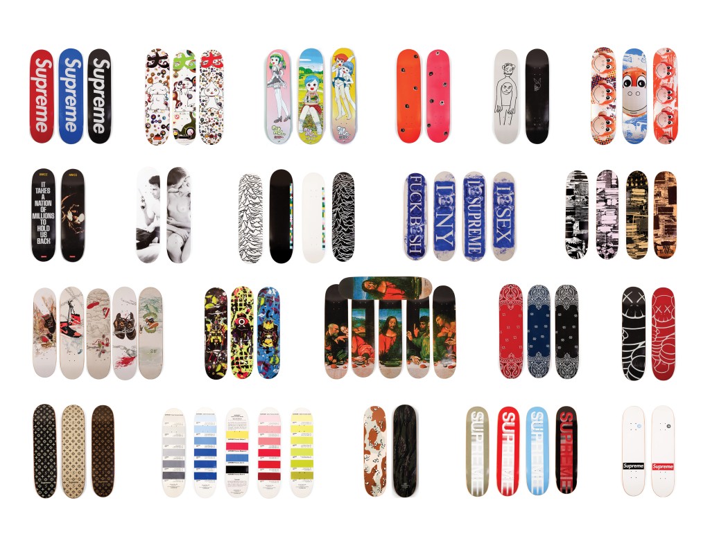Los Angeles Gallery Presents the Complete Collection of Every Supreme  Skateboard – The Hollywood Reporter