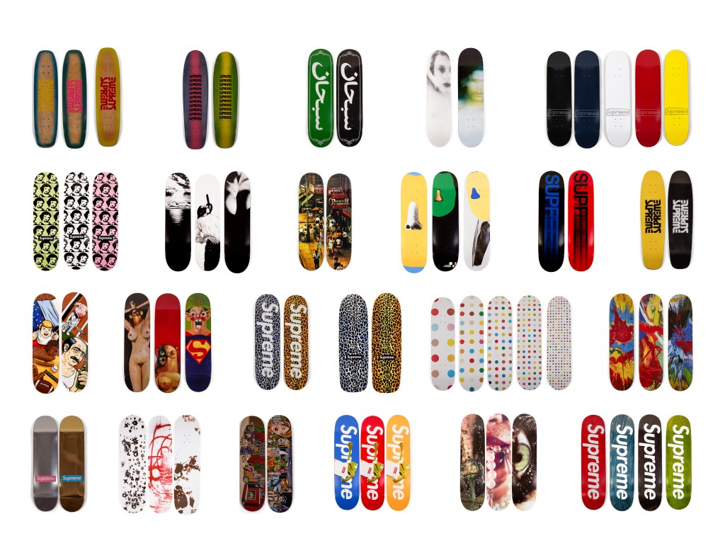 Los Angeles Gallery Presents the Complete Collection of Every Supreme  Skateboard – The Hollywood Reporter