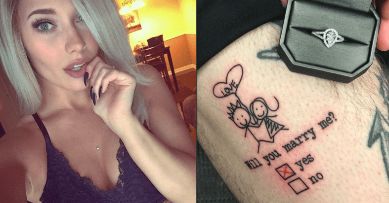 Tattoo Marriage Proposal