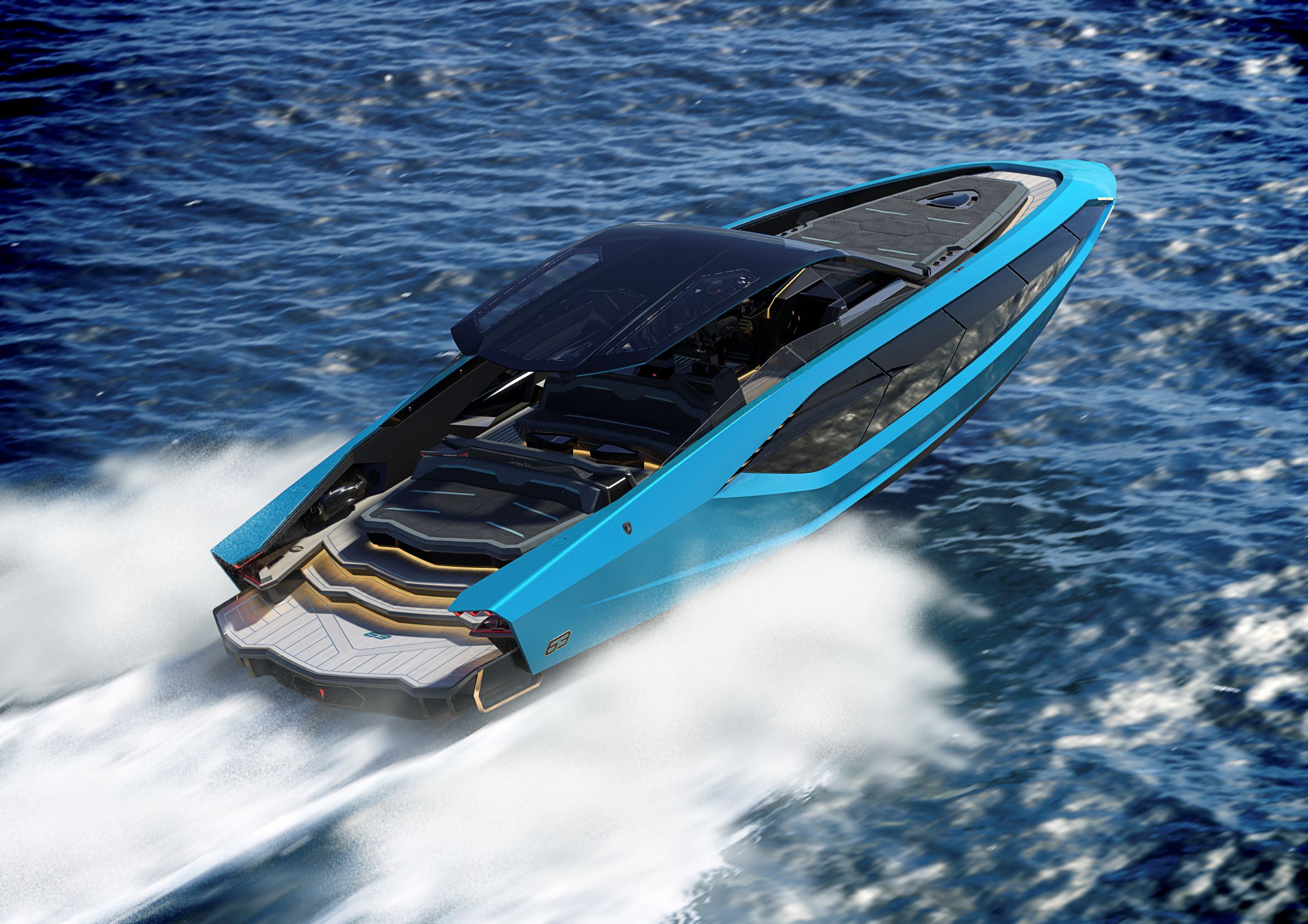 lambo yacht top speed