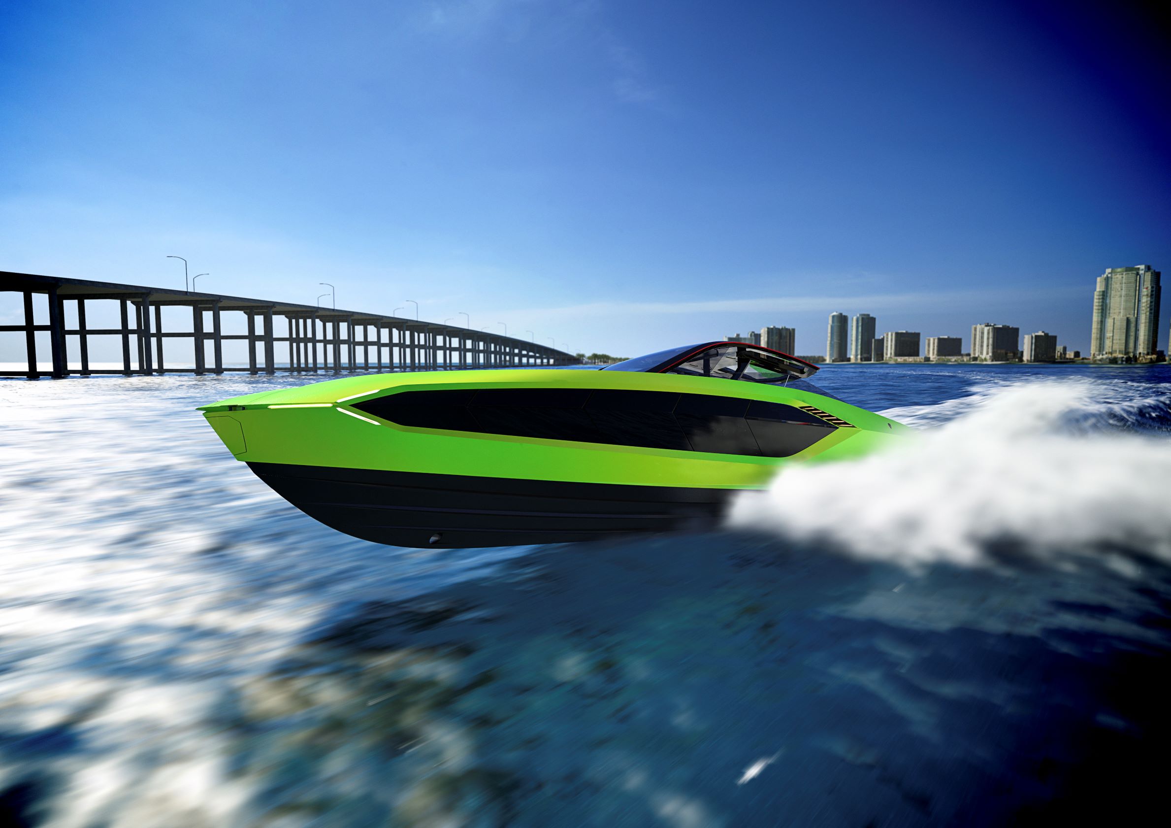 lambo yacht top speed