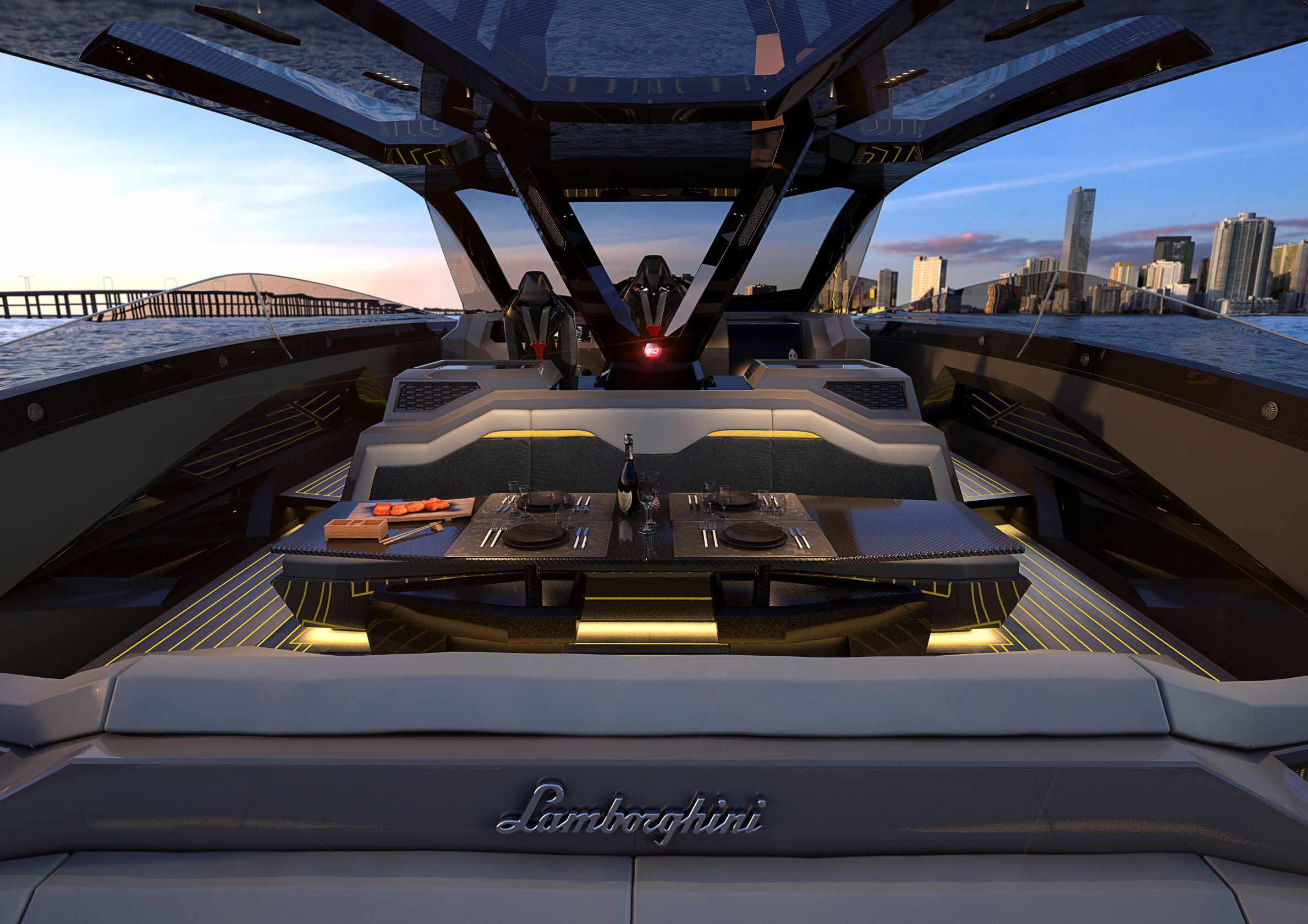 lambo yacht top speed