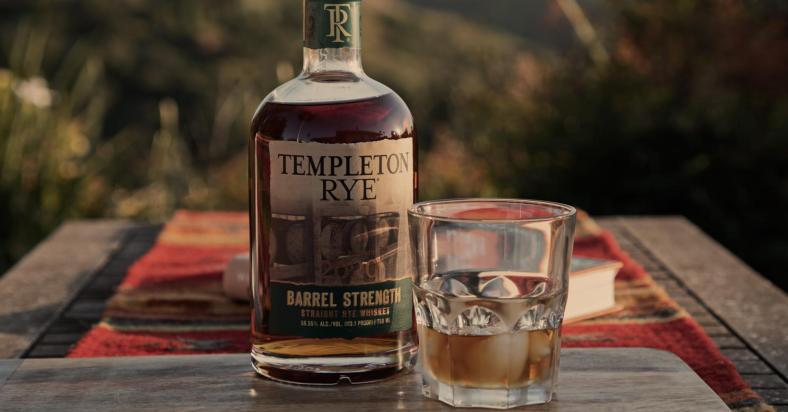 Templeton Rye 2020 Barrel Strenght Straight Rye Whiskey Promo