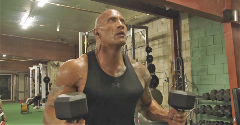 The Rock Workout Promo