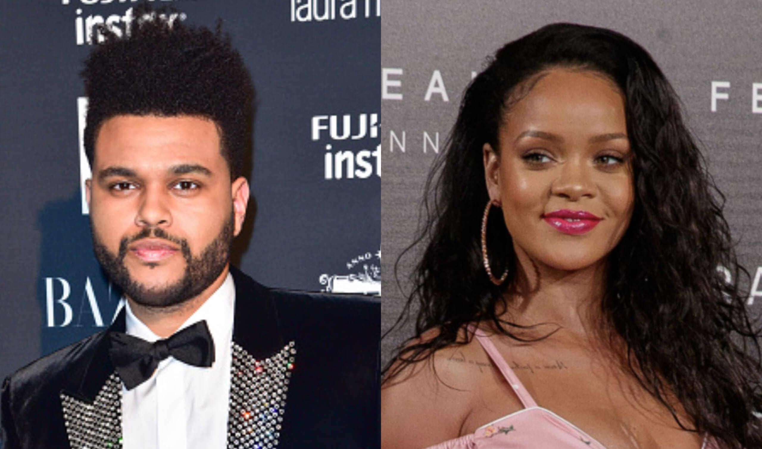The Weeknd and Rihanna