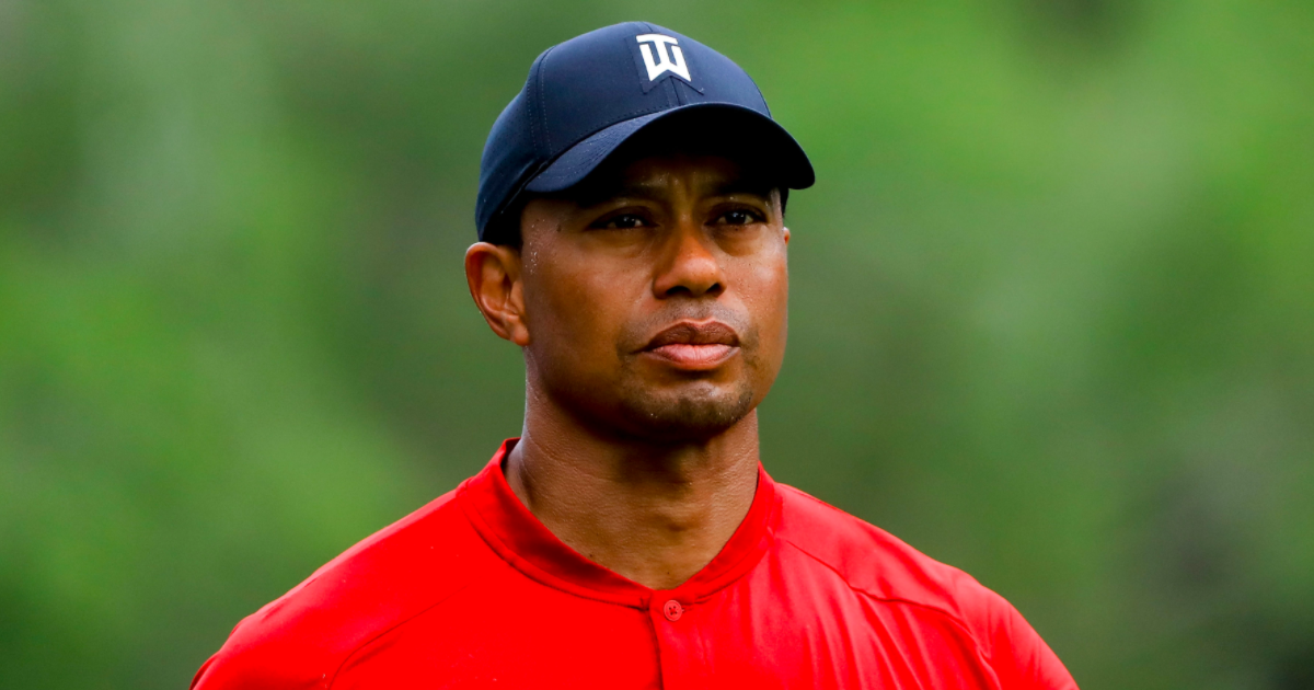 Tiger Woods in 2018 at the Valspar Championship at Innisbrook Resort Copperhead Course on March 11