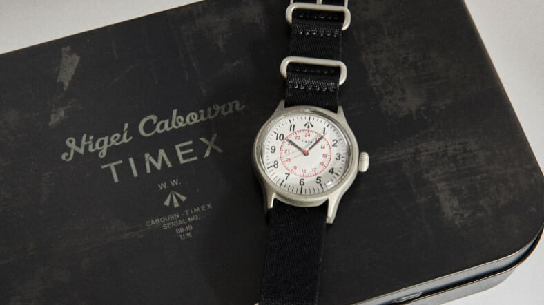 Timex x Nigel Cabourn Naval Officer's Watch Promo