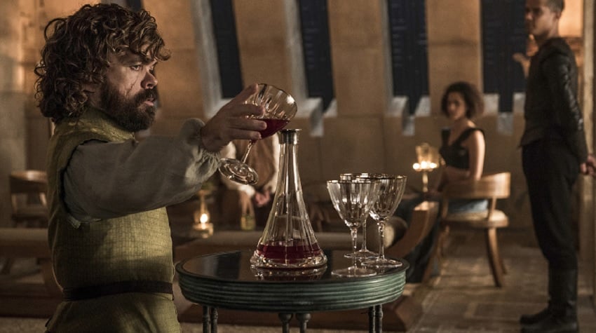 tyrian-drinking-wine-got Tyrion Pouring wine GOT