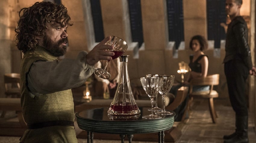 Tyrion Pouring wine GOT