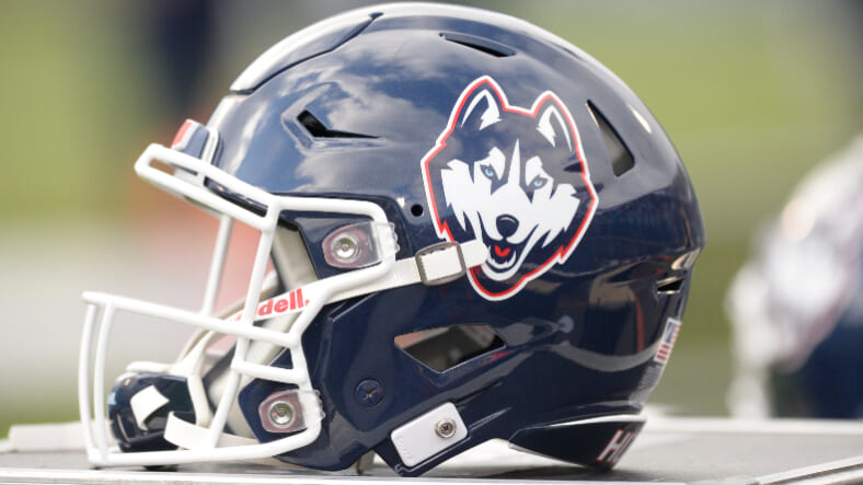 University of Connecticut Football Helmet Promo