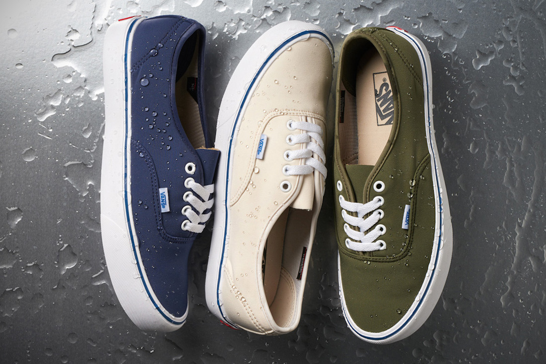 vans water resistant shoes