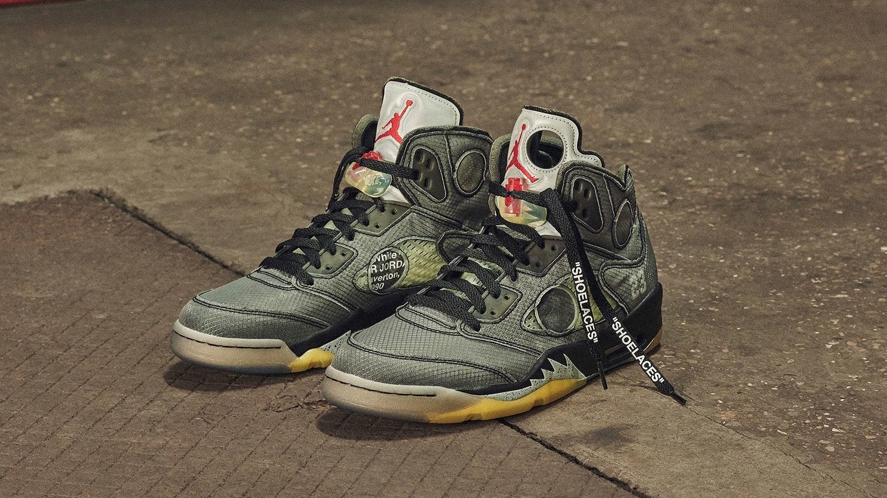 Designer Virgil Abloh Debuts Air Jordan V Special Edition - Maxim