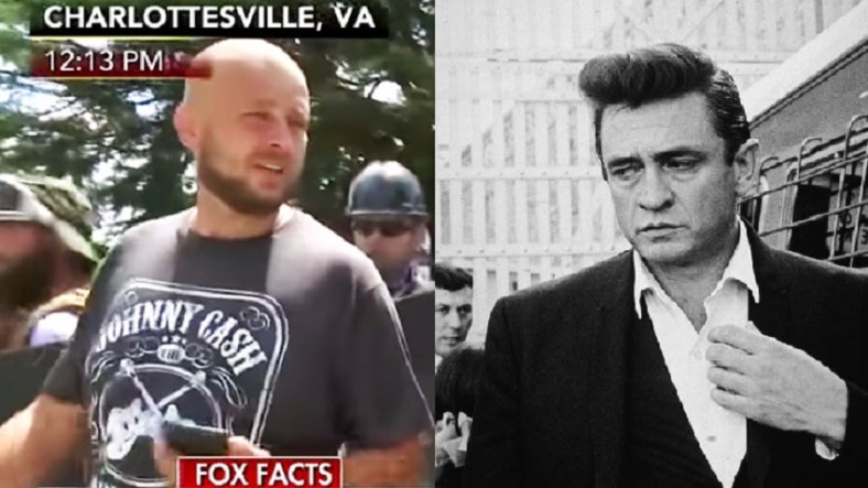 White supremacist and Johnny Cash