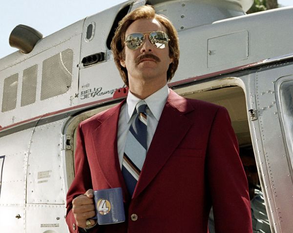 Will Ferrell in Anchorman