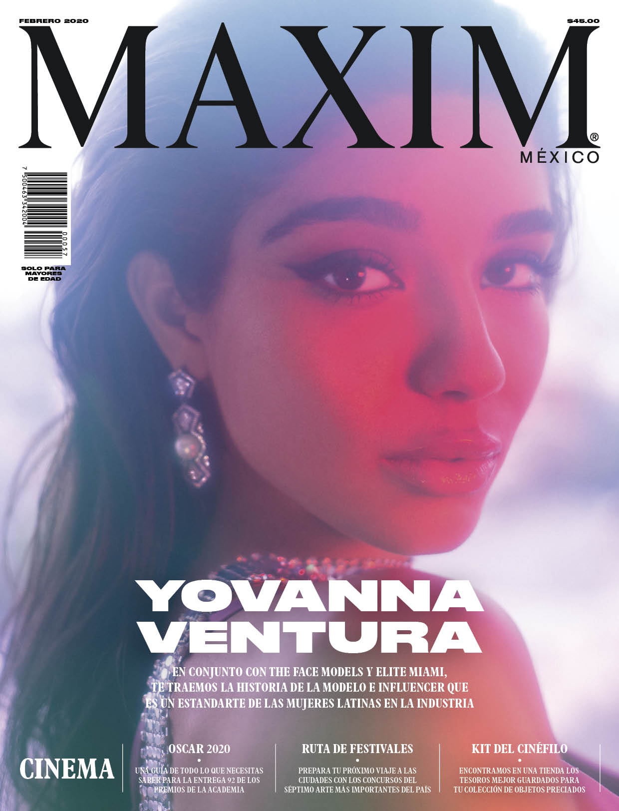 Yovanna Ventura Maxim Mexico Cover