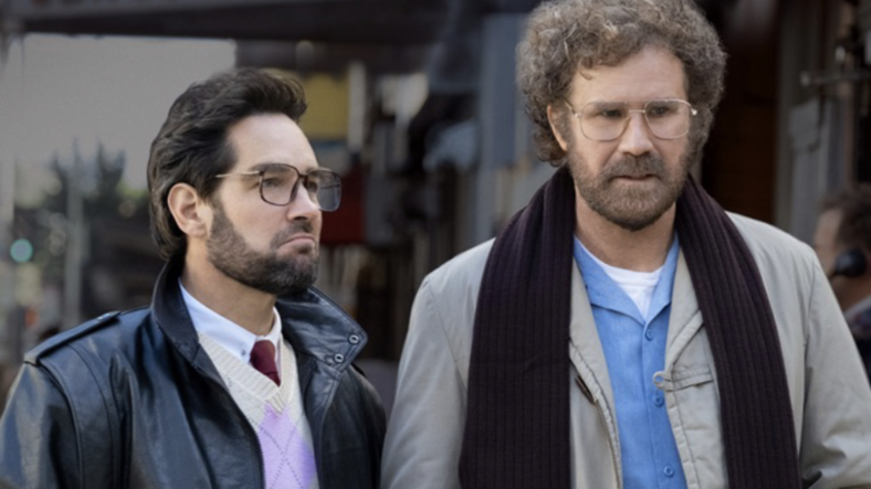 Paul Rudd and Will Ferrell in a scene from “The Shrink Next Door.”