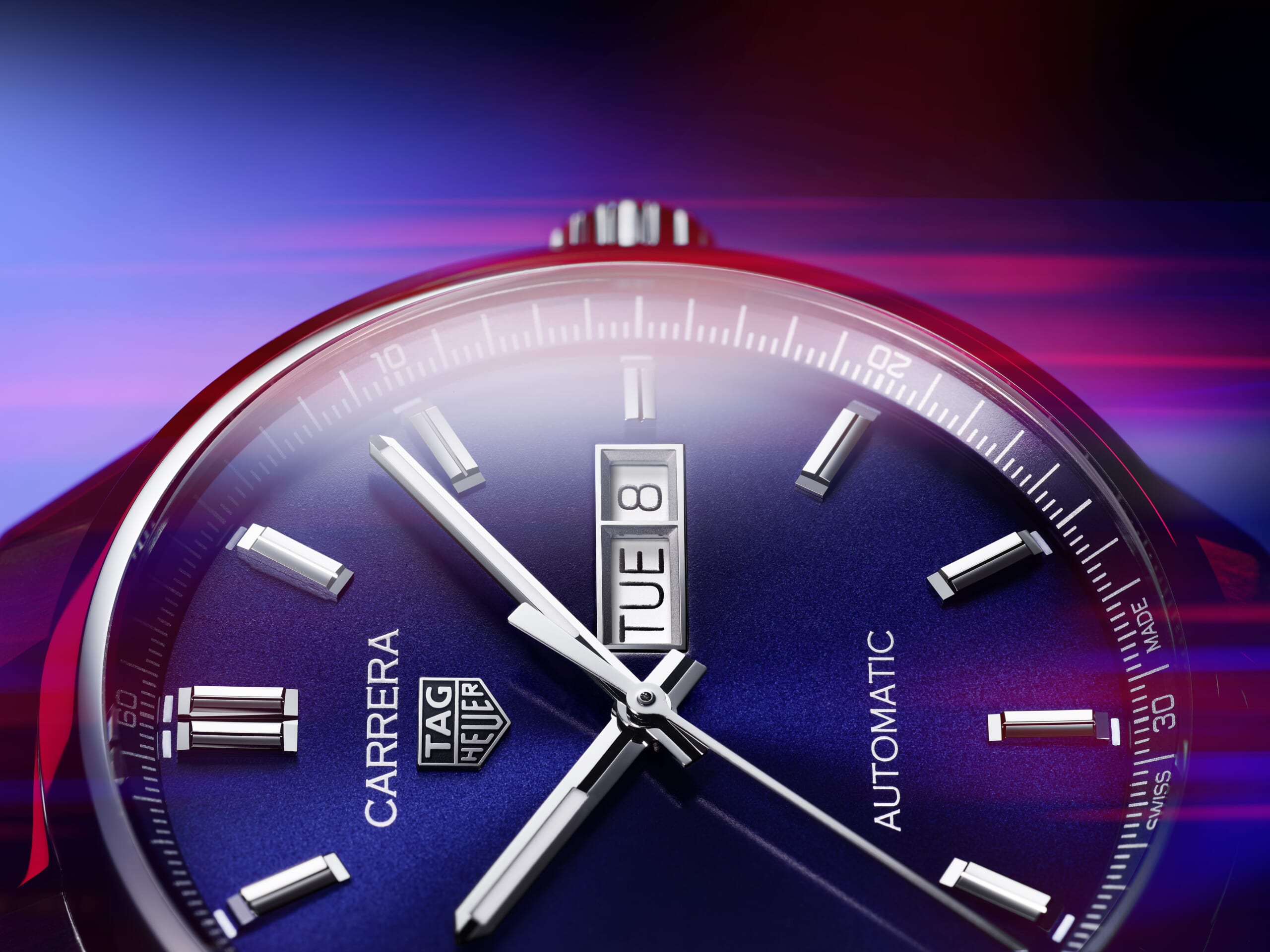 TAG Heuer Debuts Revised Carrera Three-Hand Watch Collection