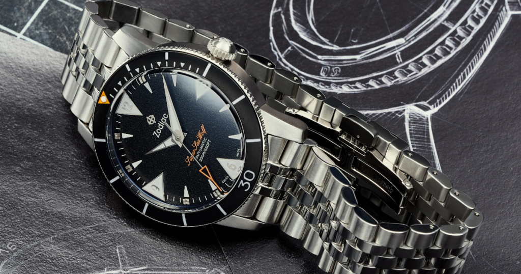 Zodiac Super Sea Wolf dive watch