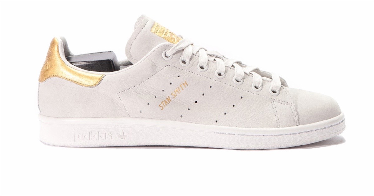 The Classic Stan Smith Sneakers Were Given 24K Gold Upgrade Maxim