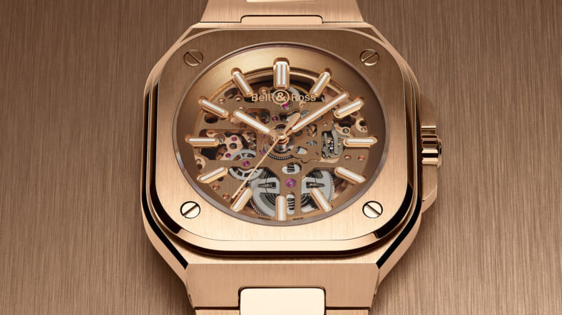 Bell and Ross BR 05 Skeleton Gold  (3)