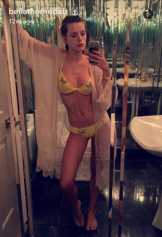 Snapchat sexy bella thorne 