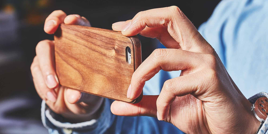 Grovemade's Walnut iPhone 7 case is solid wood (Photo: Grovemade)