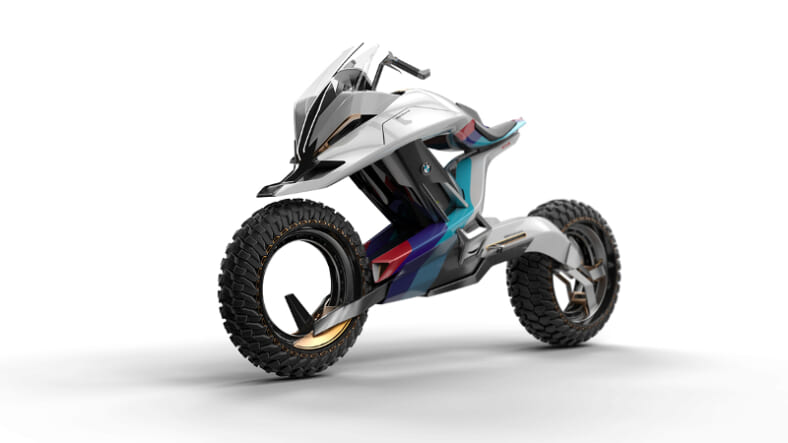 The modular and autonomous BMW Motorrad Concept Z (Photo: Anja Didrichsons via Behance)