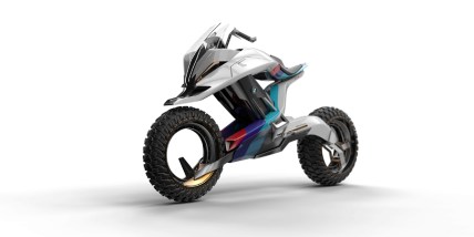 The modular and autonomous BMW Motorrad Concept Z (Photo: Anja Didrichsons via Behance)