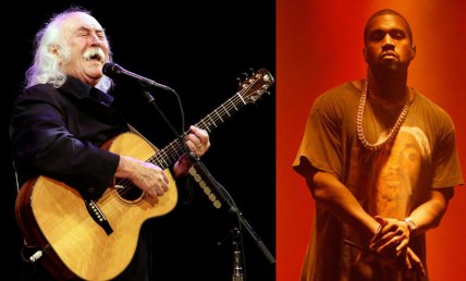 David Crosby and Kanye West split Getty Images