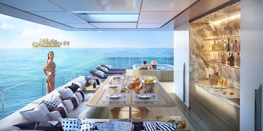 Floating Seahorse Signature Edition - bar.jpg Upper level dining, hot tubbing and drinks al fresco (Photo: The Heart of Europe)