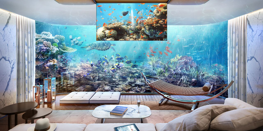 Floating Seahorse Signature Edition - tv bedroom.jpg Retiring to your underwater lair (Photo: The Heart of Europe)