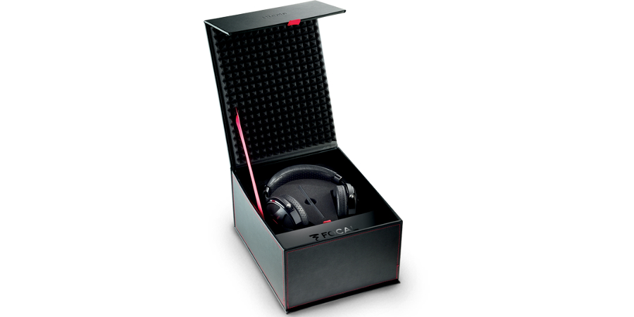 Utopia headphones arrive and store in a magnetically locking box (Photo: Focal)