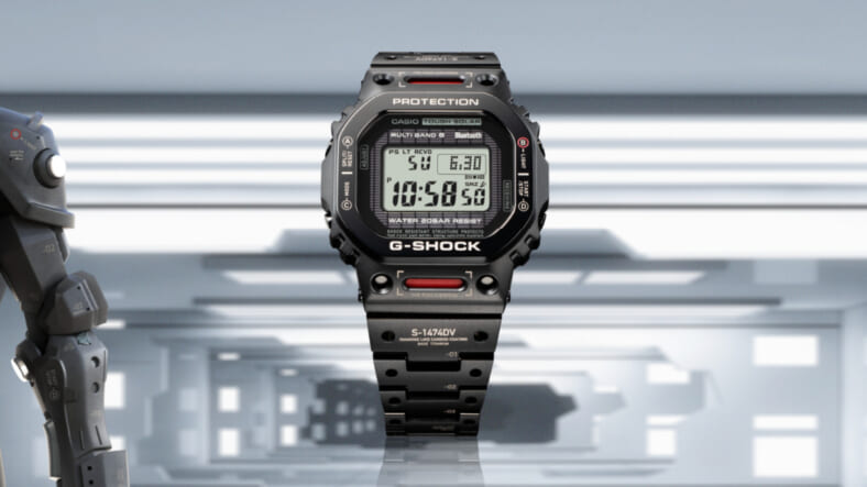 Casio / G-Shock's new titanium timepiece inspired by virtual reality.