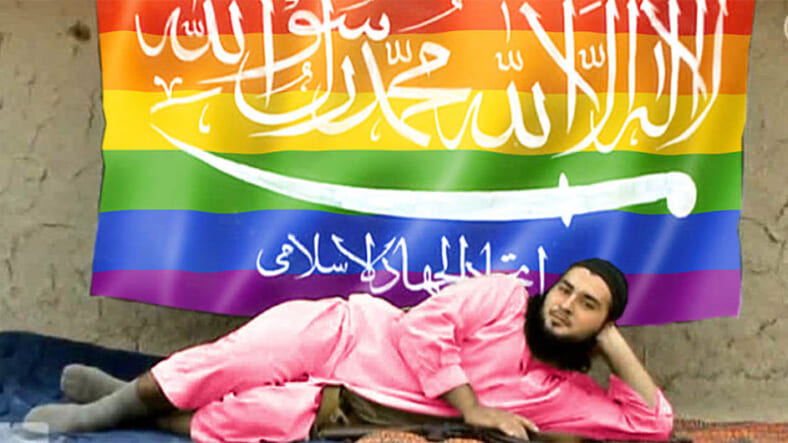 ISIS Twitter hacked with pro-gay images. (Image: Twitter)