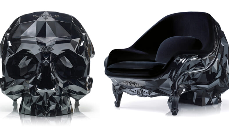 The thoroughly macabre Black Skull Armchair (Photo: Harow Design)
