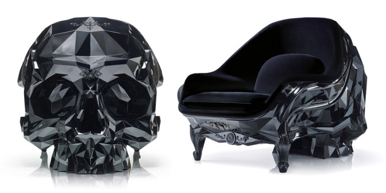 The thoroughly macabre Black Skull Armchair (Photo: Harow Design)