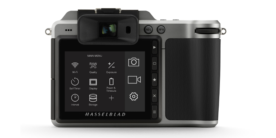 An intuitive interface not overloaded with buttons (Photo: Hasselblad)